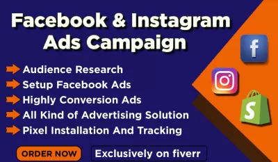 I will manage meta facebook, instagram ads campaign,run fb ads social media ads manager