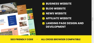 I will create a wordpress blog website or business website, author or blogger website