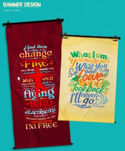 I will design cute typography posters, tshirt, merchandise