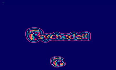 I will design creative trippy psychedelic logo for you