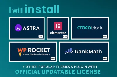 I will build design wordpress website by kadence gutenberg spectra blocks elementor pro