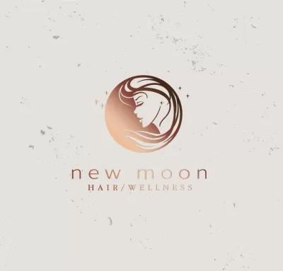 I will create hair extensions and hair salon logo