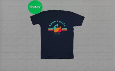 I will do make amazing custom illustration t shirt design  for 5 $ 