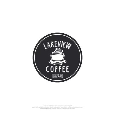 I will do modern, minimalist, and unique coffee shop logo design for 5 $ 