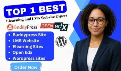 I will create wordpress lms elearning website, open edx, buddypress, tutor lms, course