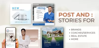 I will do professional instagram post and social media post design