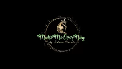 I will make watercolor feminine logo design