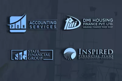 I will modern, minimalist logo for real estate law firm financial accounting consulting