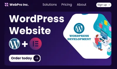 I will redesign copy clone responsive wordpress website template using elementor pro