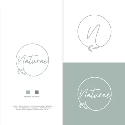 I will develop any organic cosmetic formulation beauty logo