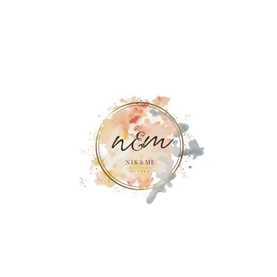 I will create hand drawn watercolor logo
