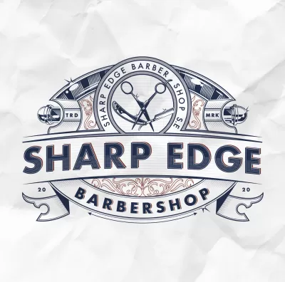 I will make outstanding barber shop logo design for 5 $ 