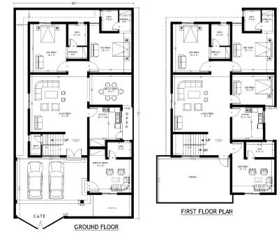 I will draw architect, 2d floor plan and commercial architecture blueprints in autocad 