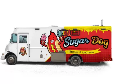 I will make a perfect and unique food truck logo design
