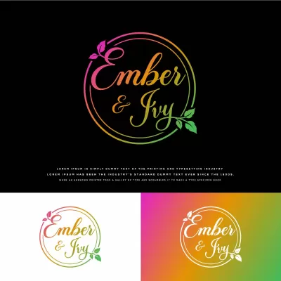 I will create luxury fashion clothing logo for you