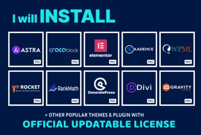 I will build your wordpress website with free astra pro and starter templates