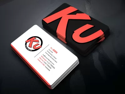 I will do modern unique luxury professional business card design service