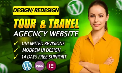 I will develop premiun, luxury travel agency website in wordpress