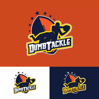 I will design unique rugby logo bonus free editable file