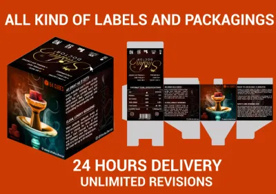 I will design amazon product packaging, box design, label design