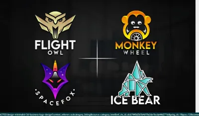 I will design minimalist 3d business logo design