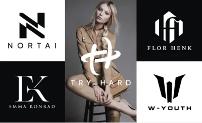 I will design luxury fashion clothing logo for you