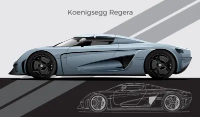 I will draw vector car illustration for logo or t shirt design