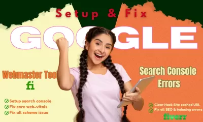 I will setup google webmaster and fix search console errors, Fiverr