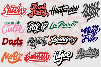 I will provide new typography sticker designs for small business