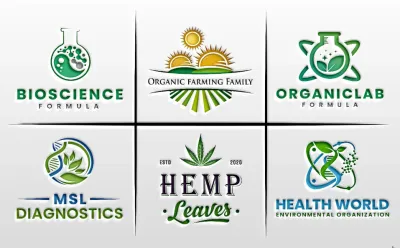 I will do organic natural landscape eco lawn care logo