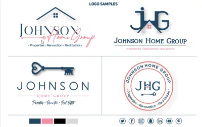 I will create a real estate logo for your company with branding kit