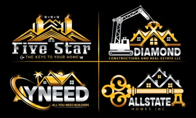 I will design modern construction, real estate, transport logo