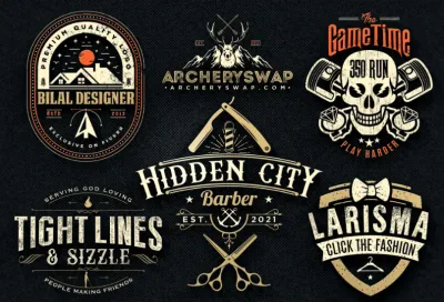 I will do vintage , retro , classic , hipster badge , outdoor or business logo design