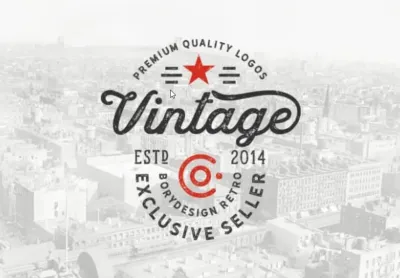 I will design a custom premium heraldic and luxury vintage logo