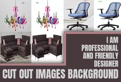 I will do professionally cut out background of image