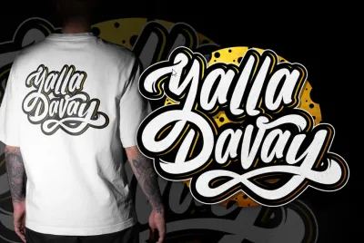 I will do design custom typography hand lettering logo