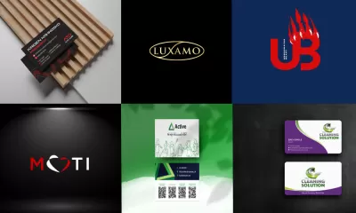 do unique minimalist business logo design and brand identity