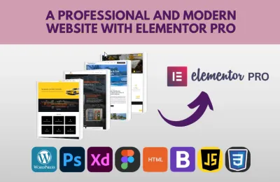 I will do elementor pro template kit import and full website creation