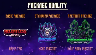  I will design logo for gaming, twitch, youtube with your cartoon 