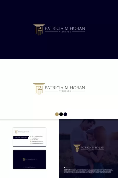 I will do minimalist unique luxury business card and logo design