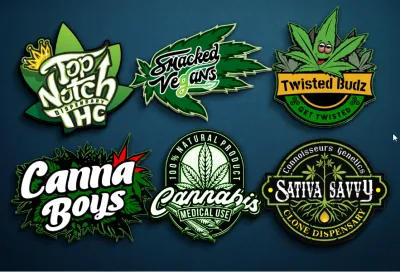 I will design logo for cannabis, marijuana, hemp, weed, thc cbd, 420, dispensary, label