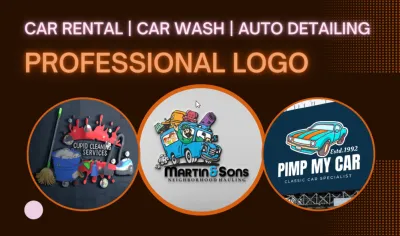 I will create automotive logo, detailing, car wash, racing, autocare, racing number