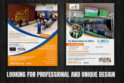I will create professional business flyer design