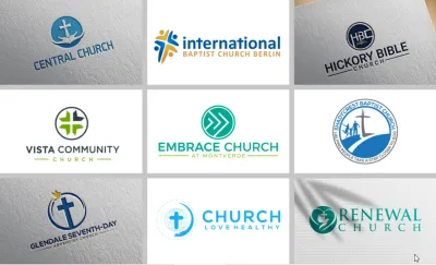 I will create a professional minimalist church logo for christian or religious ministry
