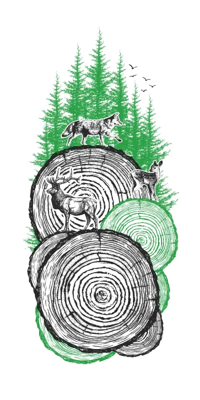 I will make a simple flat animal logo design