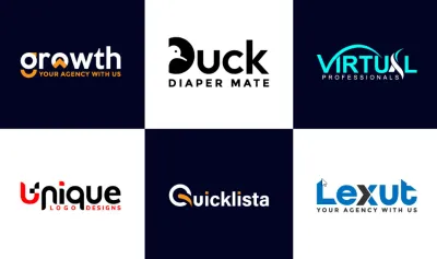 I will do modern line art text, badge, sticker, and logo design