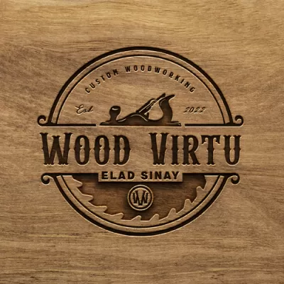 I will make a modern carpentry and woodwork craft logo for your business