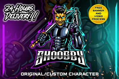 I will design a unique sports, mascot, esports and gaming logo