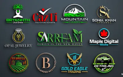 I will create a professional minimalist business logo design