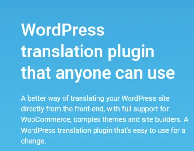 I will TranslatePress (Business) + Addon